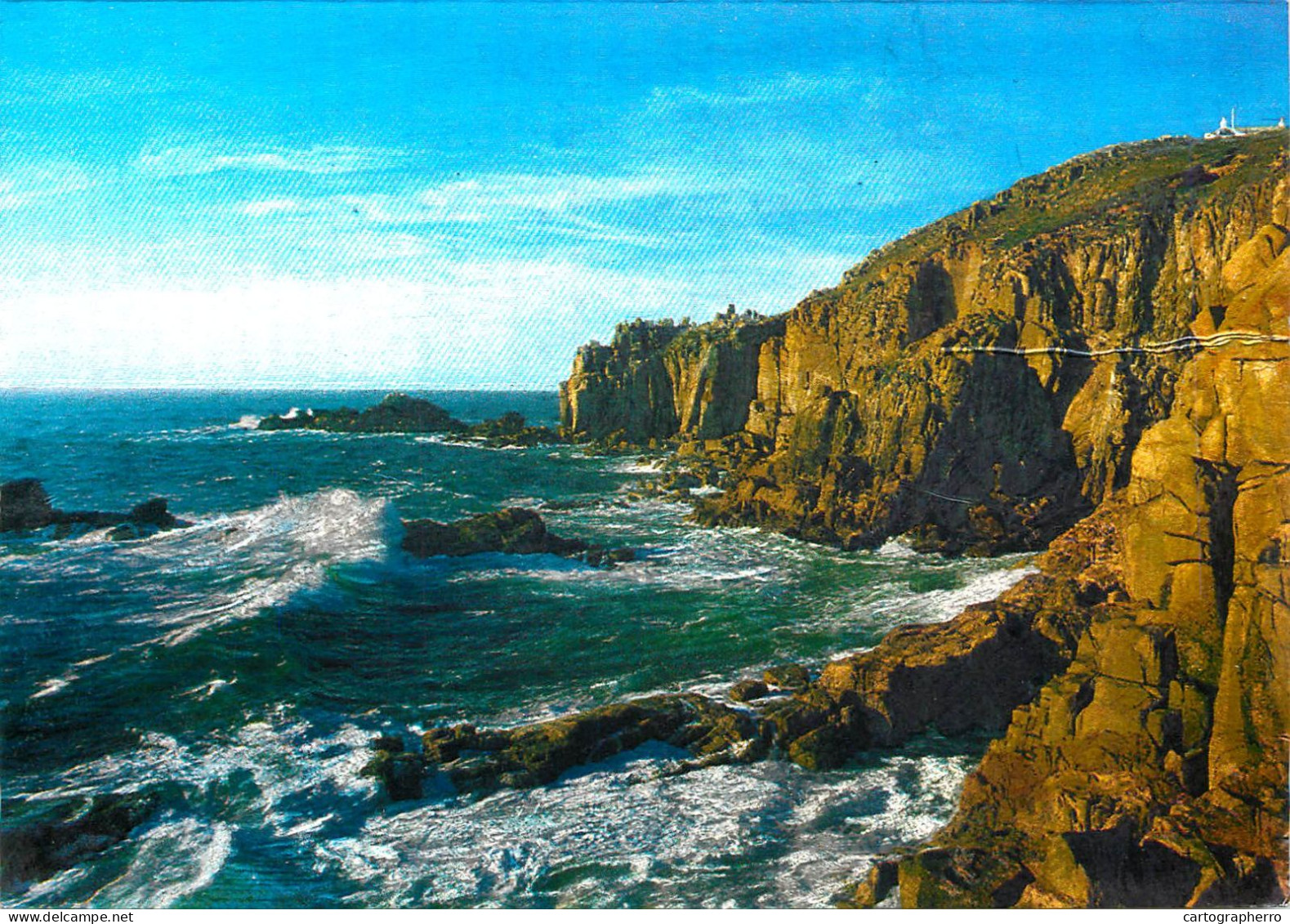 Postcard United Kingdom England Cornwall Land's End - Land's End