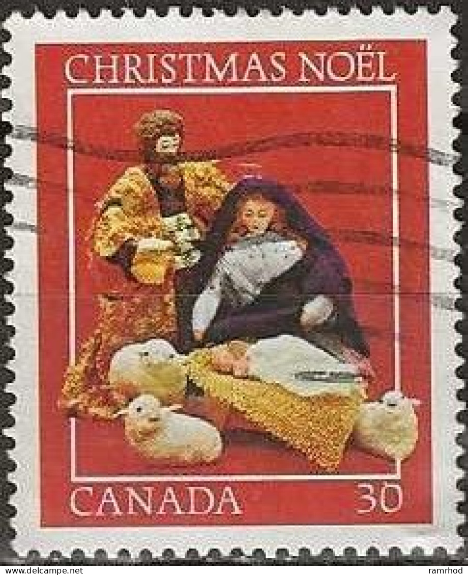 CANADA 1982 Christmas. Nativity Scenes - 30c. - Mary, Joseph And Baby Jesus FU - Used Stamps