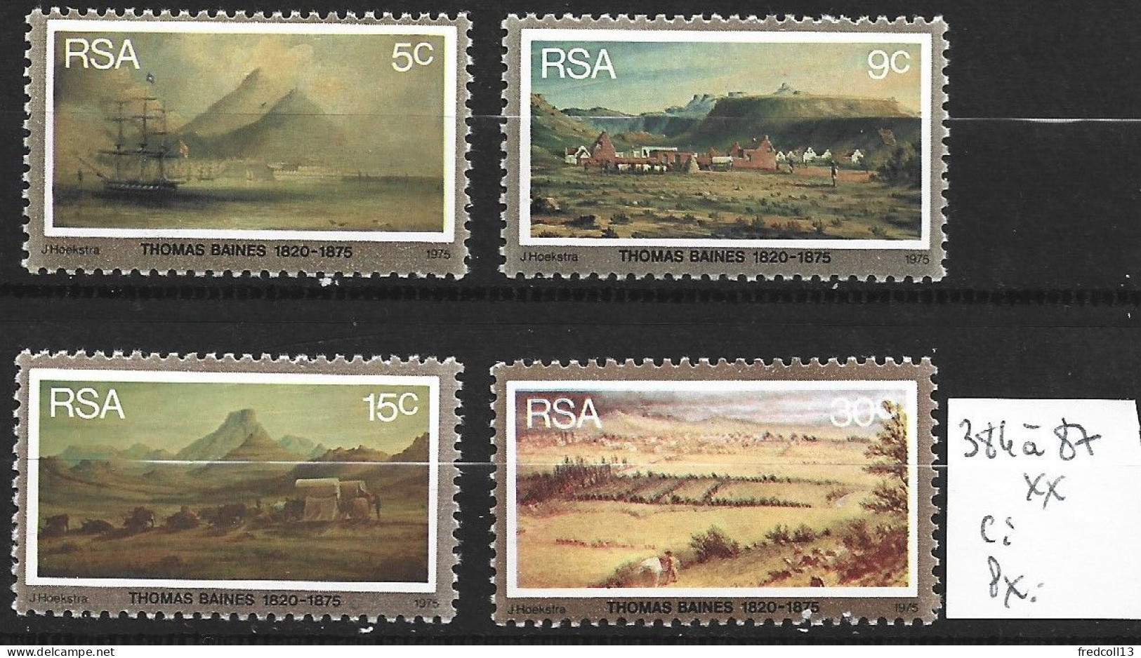 AFRIQUE DU SUD 384 à 87 ** Côte 6 € - Unused Stamps