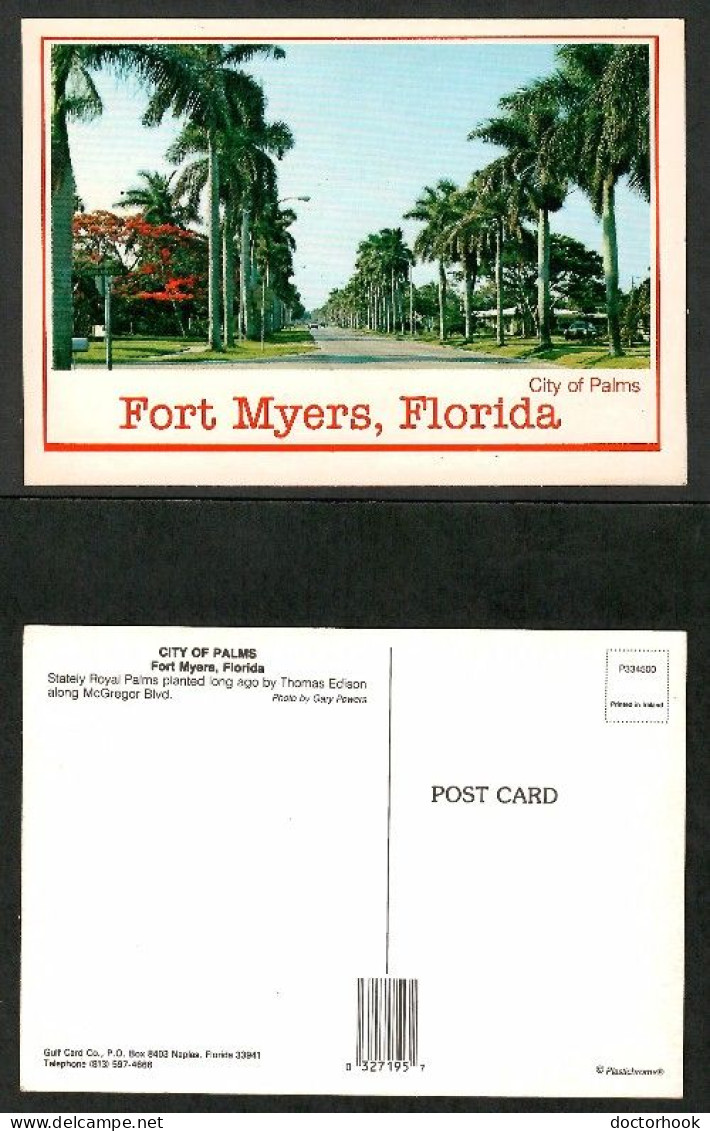 U.S.A.   FLORIDA---FORT MYERS-"CITY Of PALMS"---UNUSED POSTCARD (PC-210) - Fort Myers