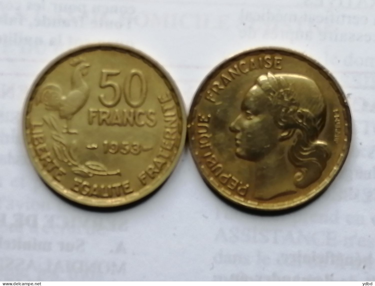 FRANCE = UNE PIECE DE  MONNAIE  DE 50 FRANCS  DE 1953 - 50 Francs