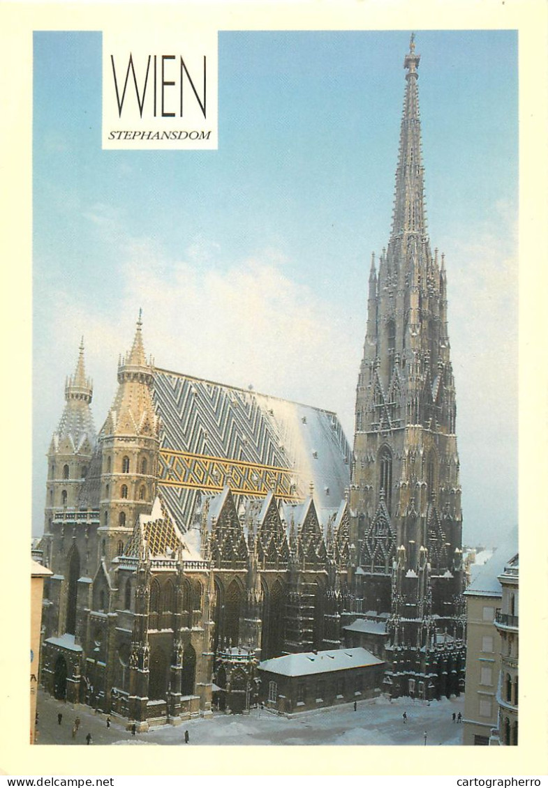 Postcard Austria Wien Stephansdom - Stephansplatz