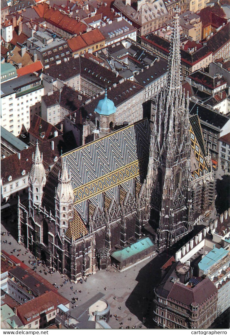 Postcard Austria > Vienna > Stephansplatz Aerial - Stephansplatz