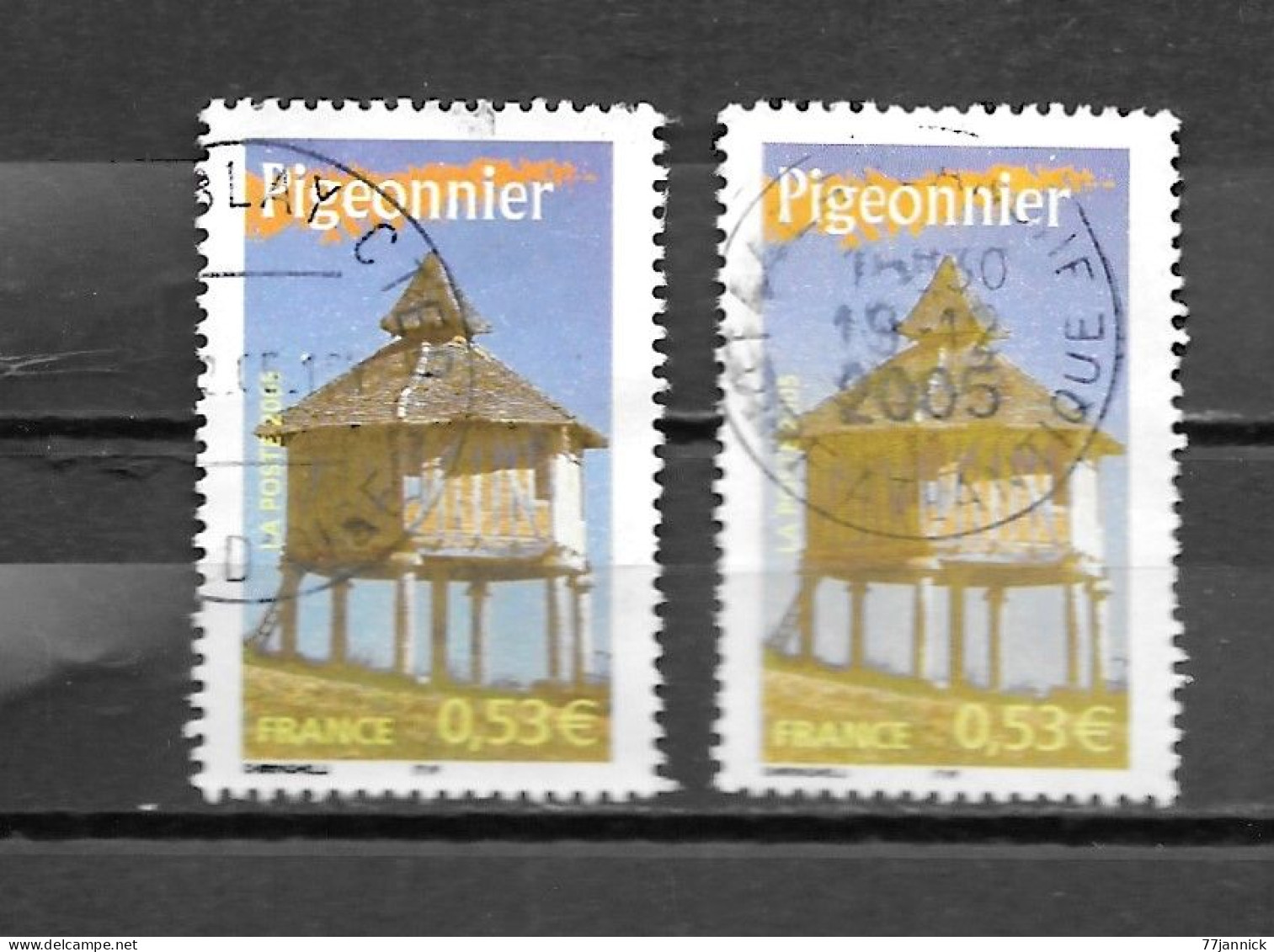 VARIETEE DE COULEUR N° 3816  OBLITERE - Used Stamps