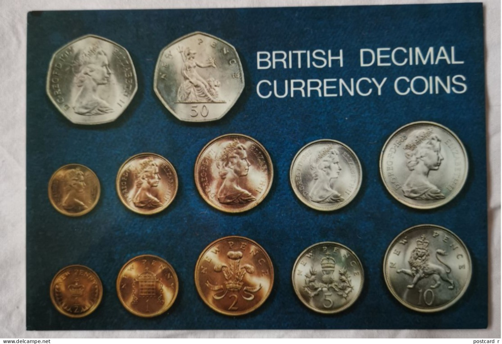 British Decimal Currency Coins {b1} - Monnaies (représentations)