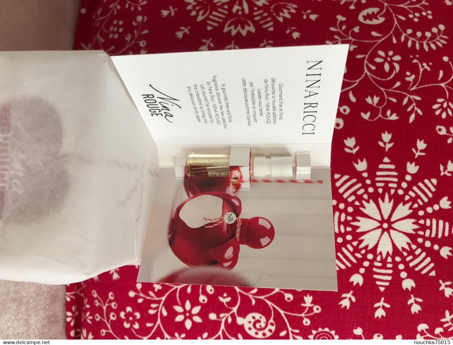 Nina Ricci - Nina Rouge, échantillon - Perfume Samples (testers)