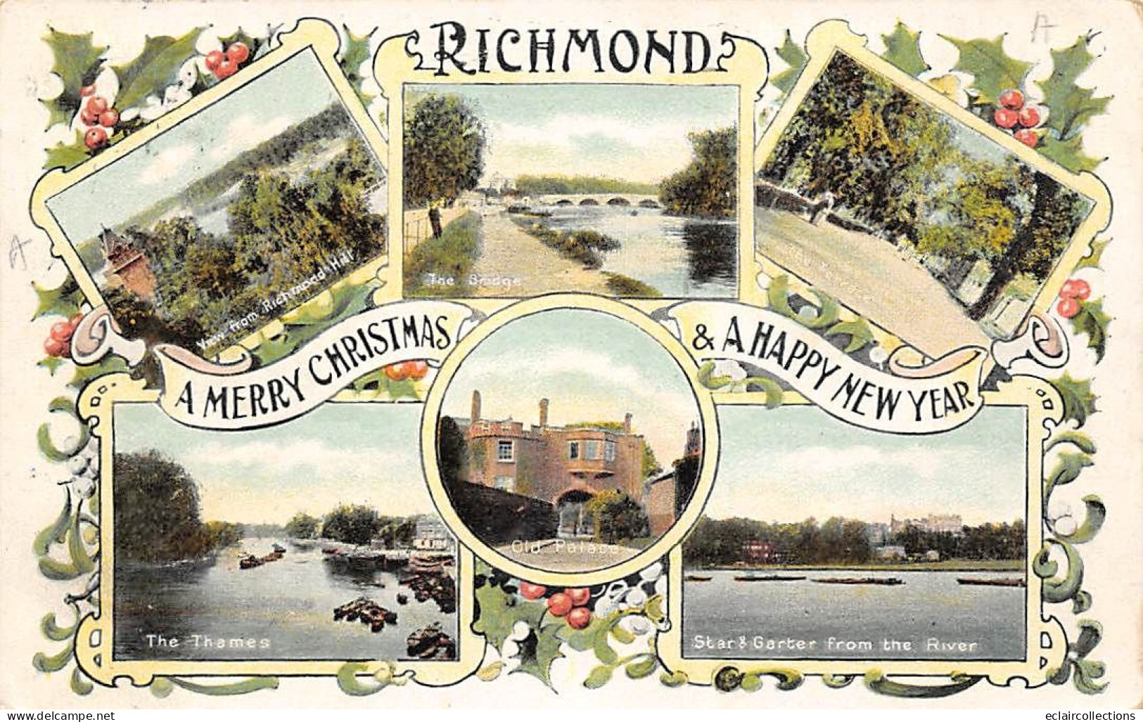U S A      Virginia   State   Richmond    A Merry Christmas And Happy New Year       (voir Scan) - Richmond