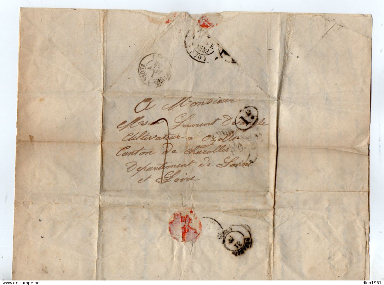 VP22.453 - 1841 - Lettre De M. DELANGLE Canonnier Au 11 ème Rgt D'Artillerie à STRASBOURG Pour Son Frère à OZOLLES - Documenti