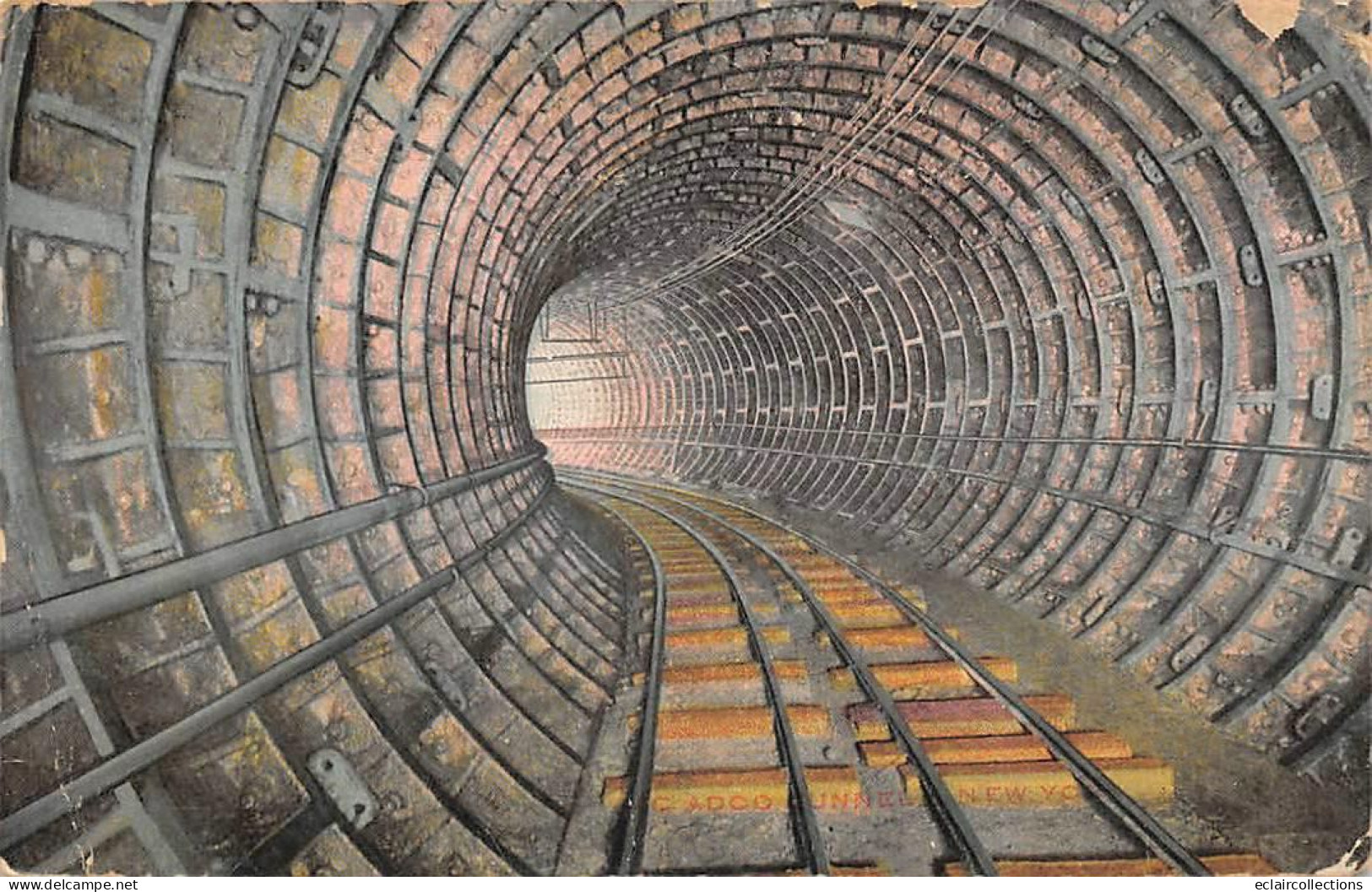 U S A      New York    State   ??    Railway Tunnel        (voir Scan) - Andere & Zonder Classificatie