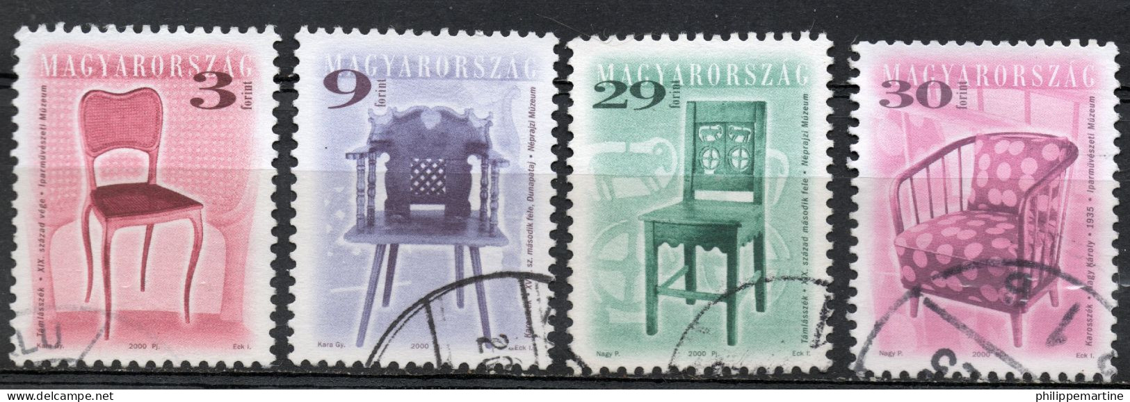 Hongrie 2000 - YT 3733 - 3734 - 3736 Et 3737 (o) - Used Stamps