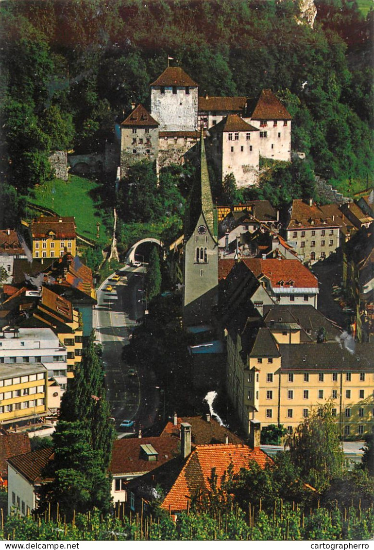 Postcard Austria Feldkirch Mit Schattenburg Voralberg - Feldkirch