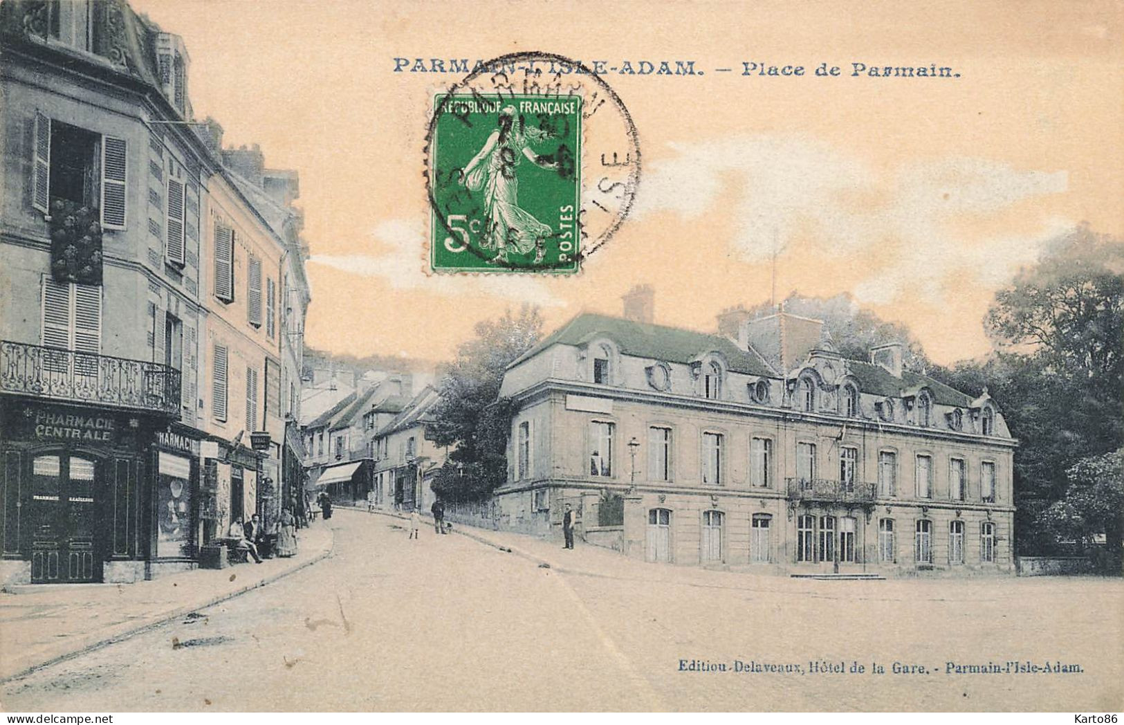 Parmain * L'isle Adam * La Place De Parmain * Pharmacie Centrale - Parmain