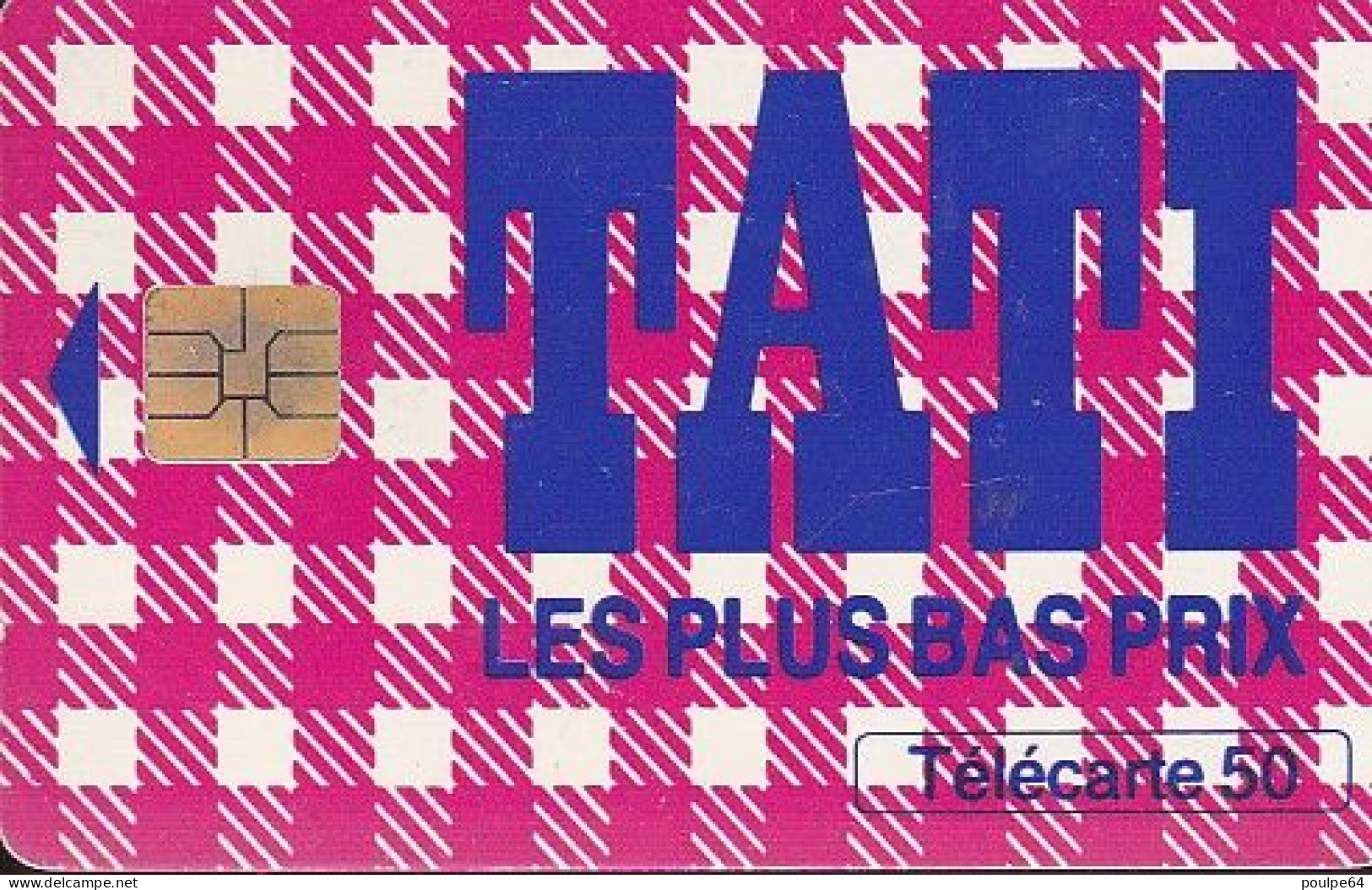 F564 - 07/1995 - TATI - 50 SO3 - (verso : Code Postal 75409 Paris - N° Droits) - 1995