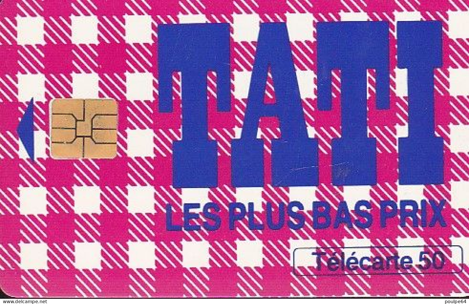 F564 - 07/1995 - TATI - 50 SO3 - (verso : Code Postal 75409 Paris - N° Penchés) - 1995