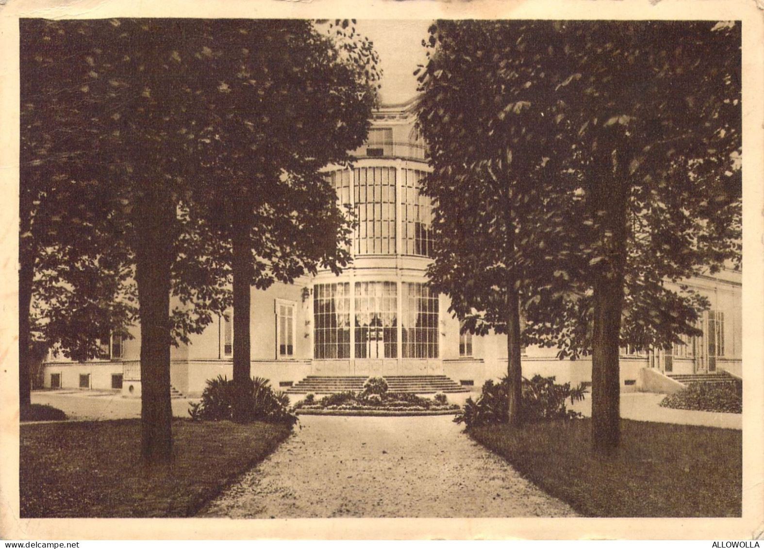 24181 " EDUCATORIO DUCHESSA ISABELLA-CORSO FRANCIA 49-TORINO-VERANDA SUL GIARDINO " -VERA FOTO-CART. SPED.1937 - Education, Schools And Universities