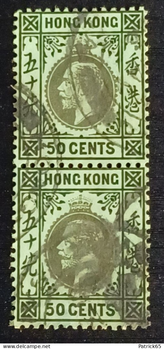 Hong Kong 1912 Yv.nr.109 In Paar Used - Gebraucht