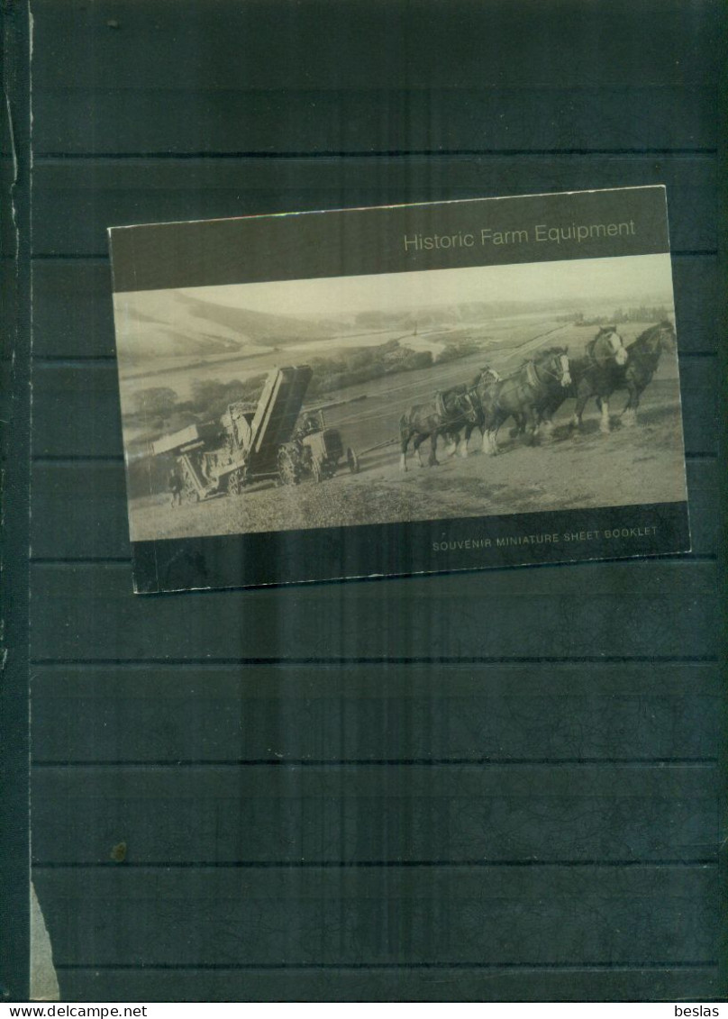 N.ZELANDE HISTORIC FARM EQUIPMENT 1 CARNET DE PRESTIGE NEUF A PARTIR DE  3 EUROS - Markenheftchen