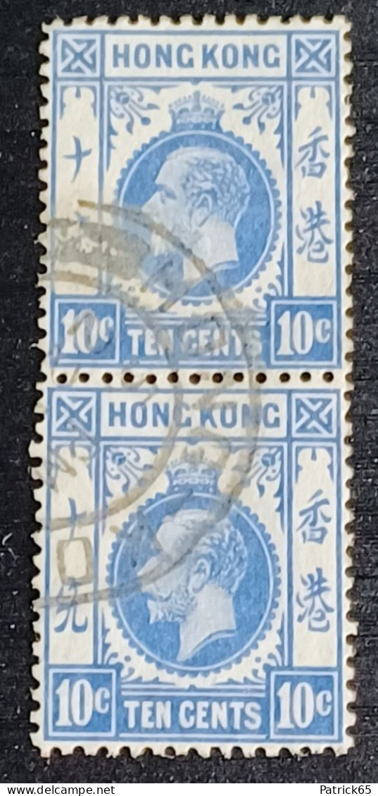 Hong Kong 1921 Yv.nr.123 In Paar  Used - Usati