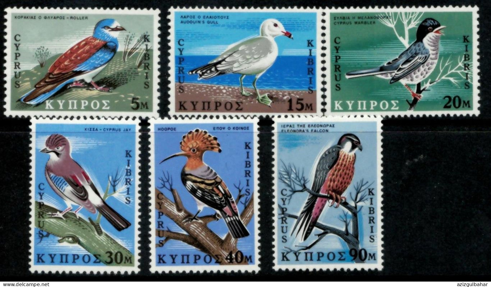 BIRDS - 1969 - CYPRUS - UMM - Mussen