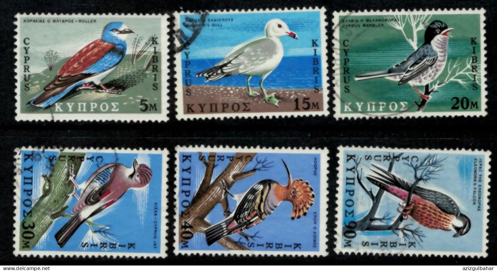 BIRDS - 1969 - CYPRUS - USED 01 - Spatzen