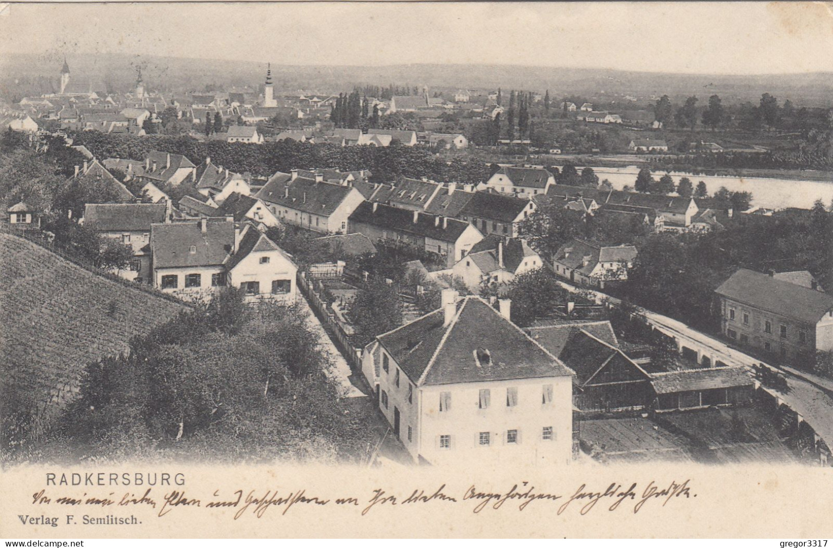 D7588) RADKERSBURG - Tolle Häsuer DETAILS Im Vordergrund ALT ! 1909 - Bad Radkersburg