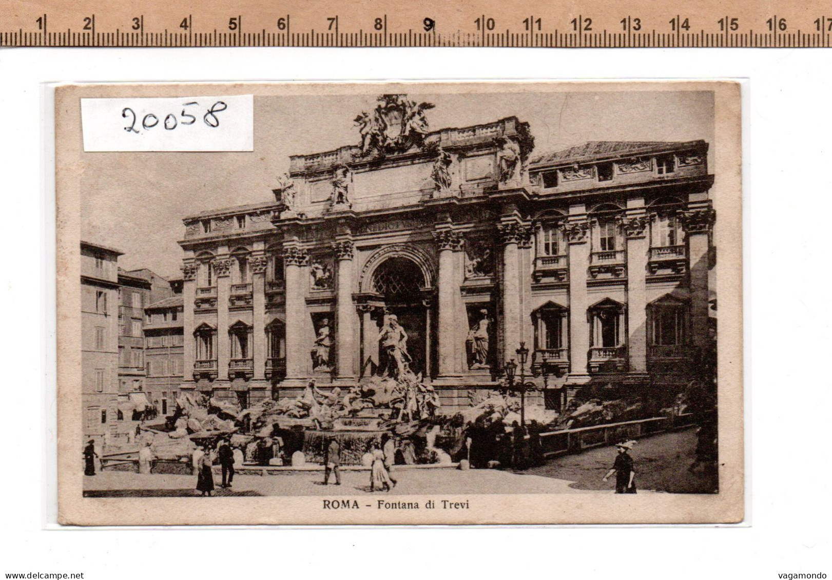 20058 FONTANA DI TREVI ANIMATA - Fontana Di Trevi