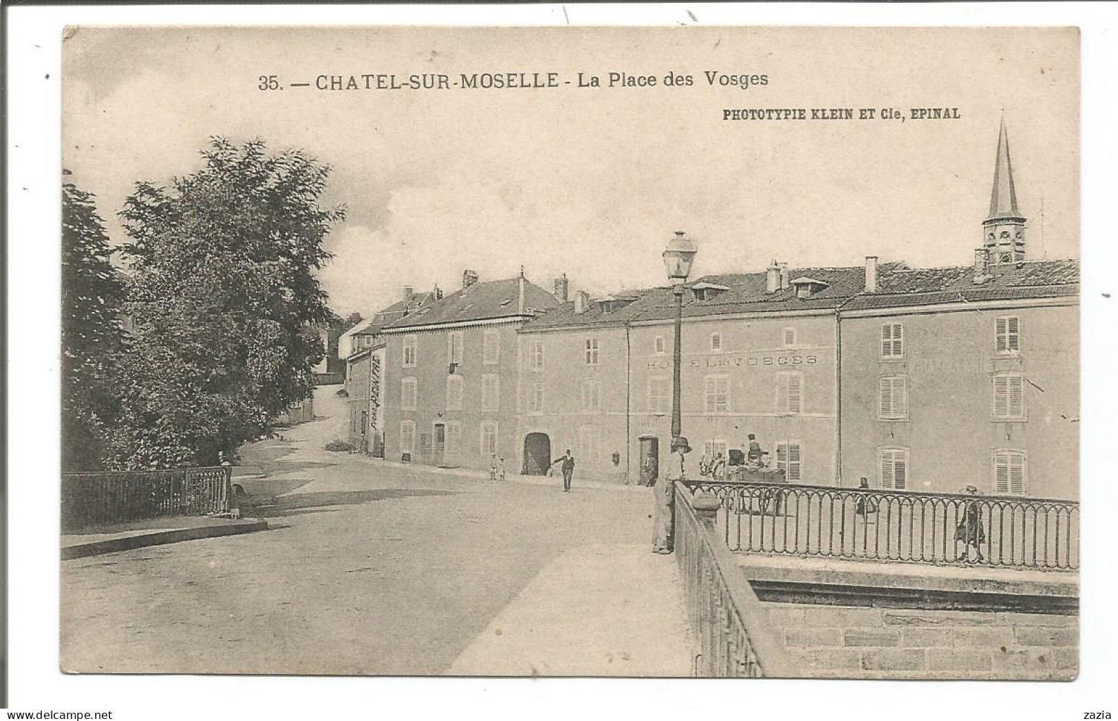 88.396/ CHATEL SUR MOSELLE - La Place Des Vosges - Chatel Sur Moselle