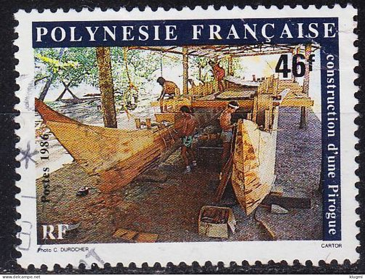 POLYNESIE FRANCAISE [1986] MiNr 0462 ( O/used ) Schiffe - Oblitérés