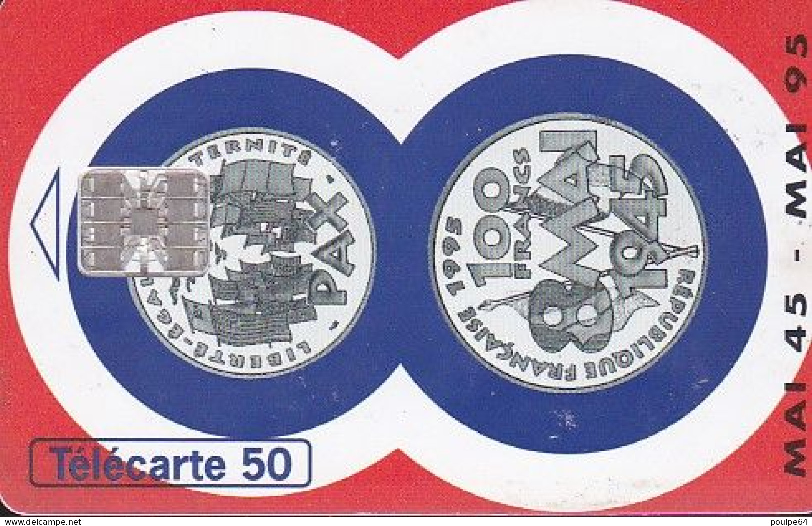 F581- 08/1995 - MONNAIE DE PARIS - 50 SC7 (verso : Variété Point Entre " être " Et " Vendue ") - 1995