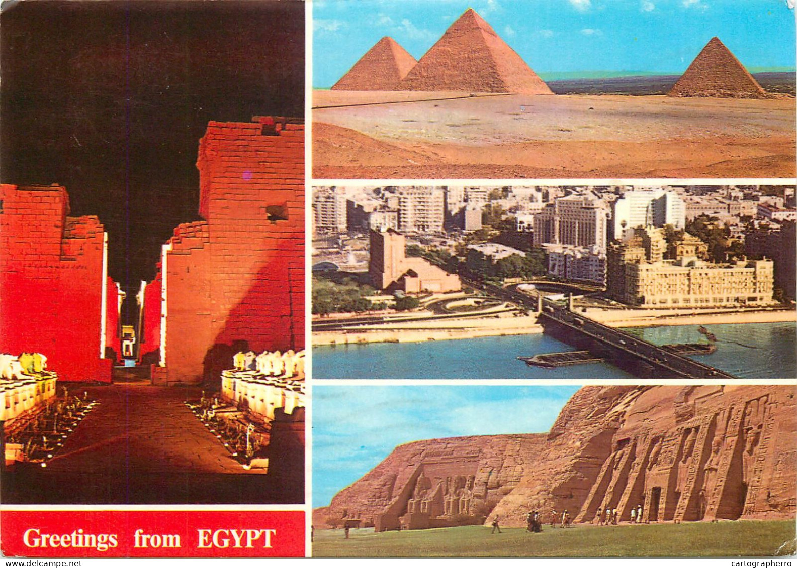 Postcard Egypt Pyramids And Monuments - Pyramides