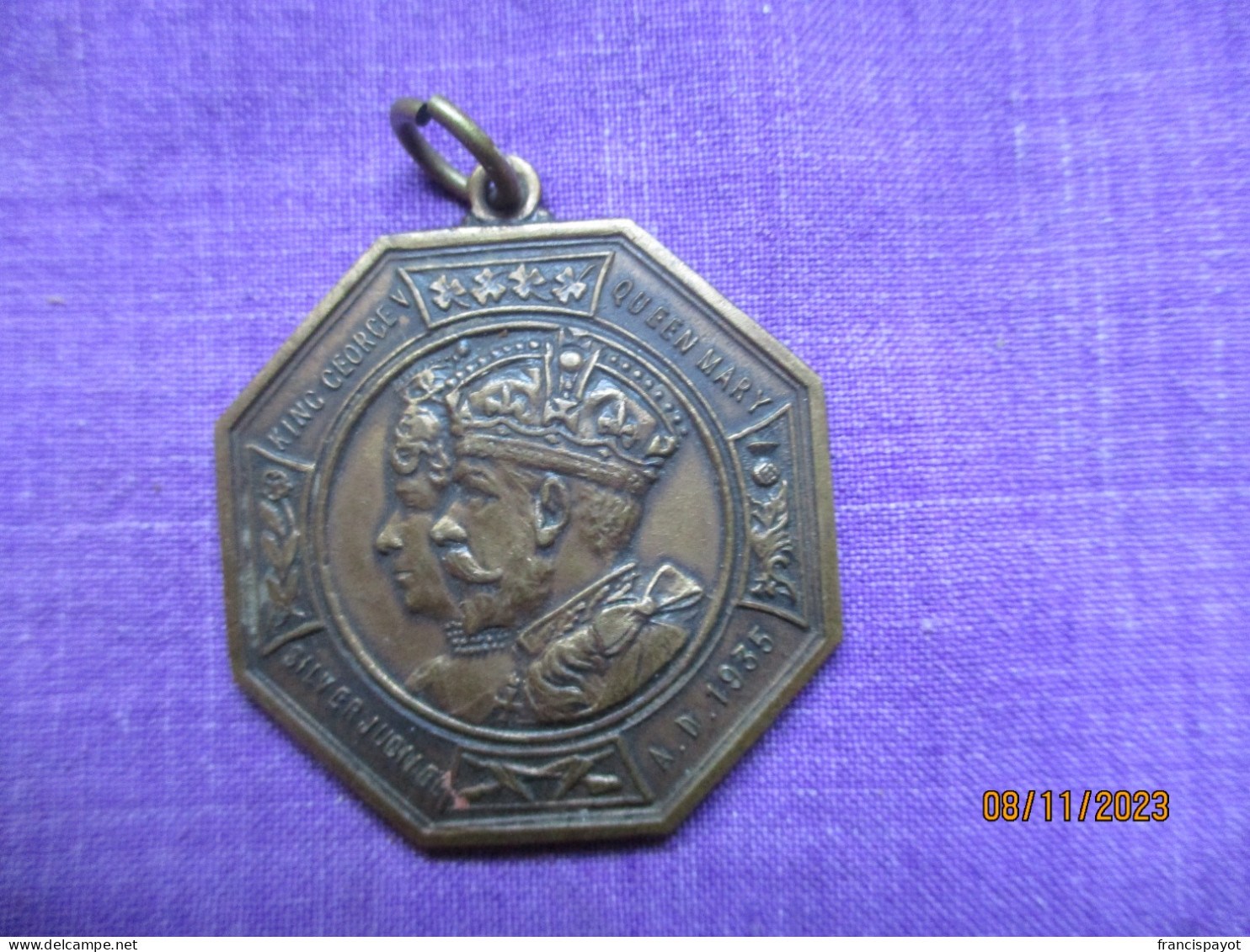 United Kingdom: Medal Jubilee 1935 - Monarquía/ Nobleza