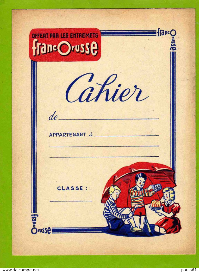 PROTEGE CAHIER  : Franco Russe Au Recto Animaux Renard Ours  Oie Raie - Protège-cahiers