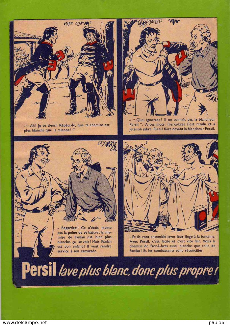 PROTEGE CAHIER : PERSIL  Une Victoire De Fanfan La Tulipe - Protège-cahiers