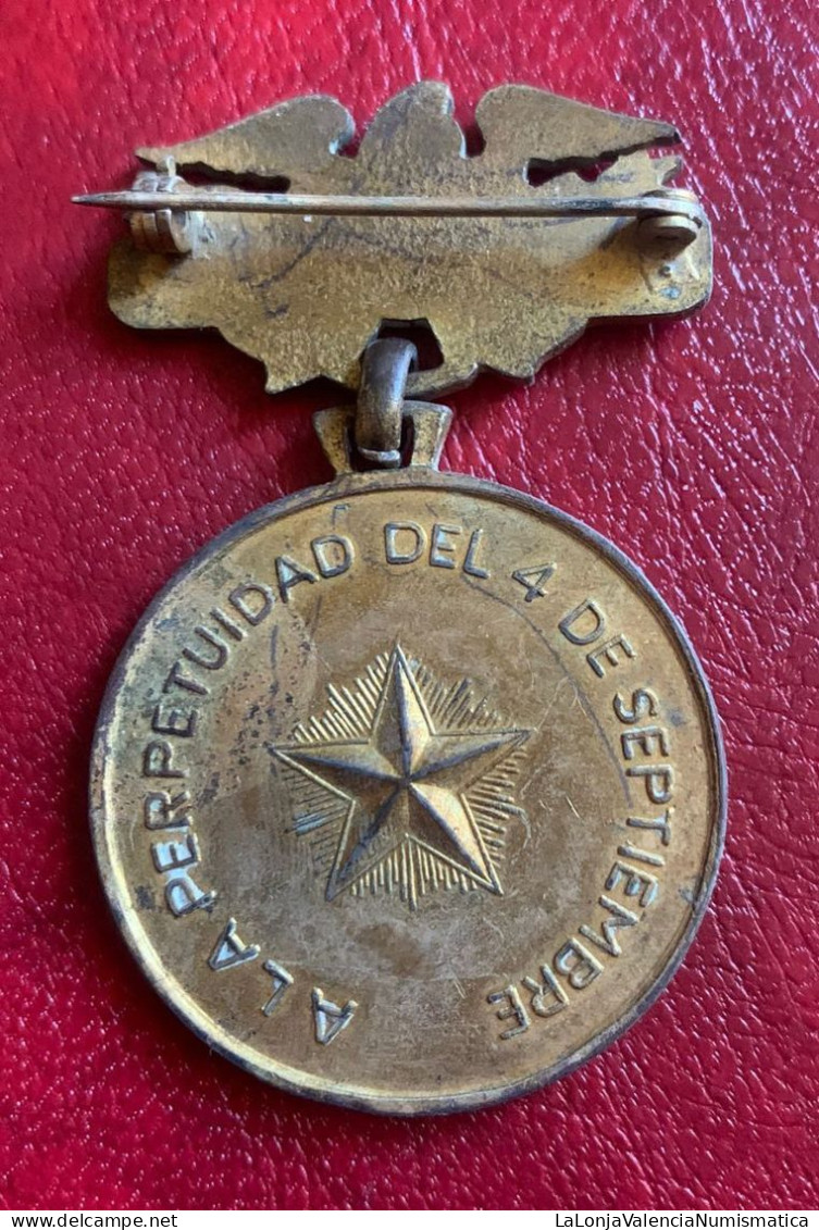 Cuba Medalla Regimen Batista 1933 - Autres & Non Classés