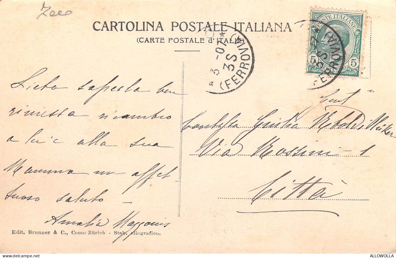24192 " TORINO-FIUME PO DAL PONTE PRINCIPESSA ISABELLA "-VERA FOTO-CART. SPED.1907 - Fiume Po