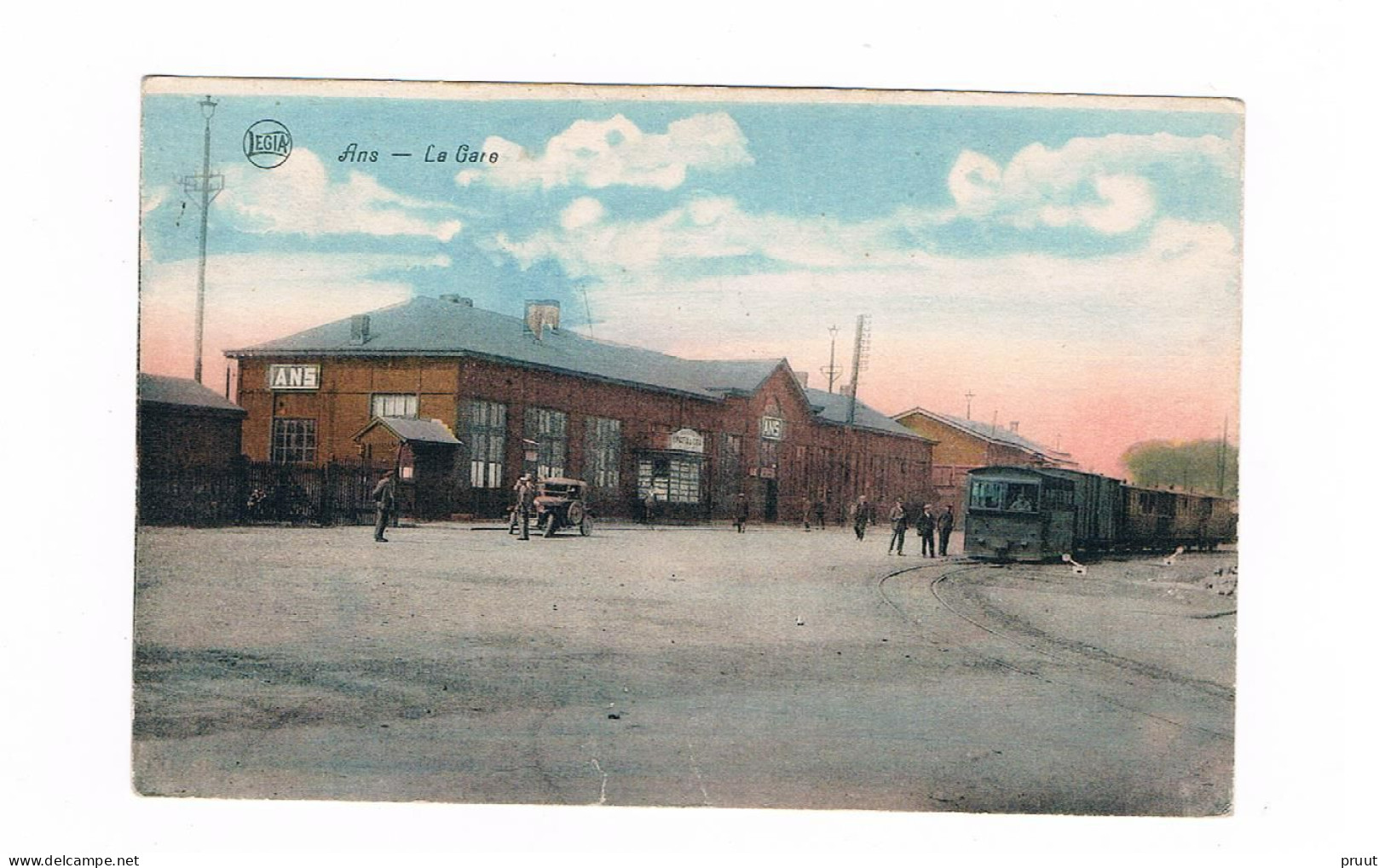 Ans La Gare Stoomtram Tram à Vapeur - Ans