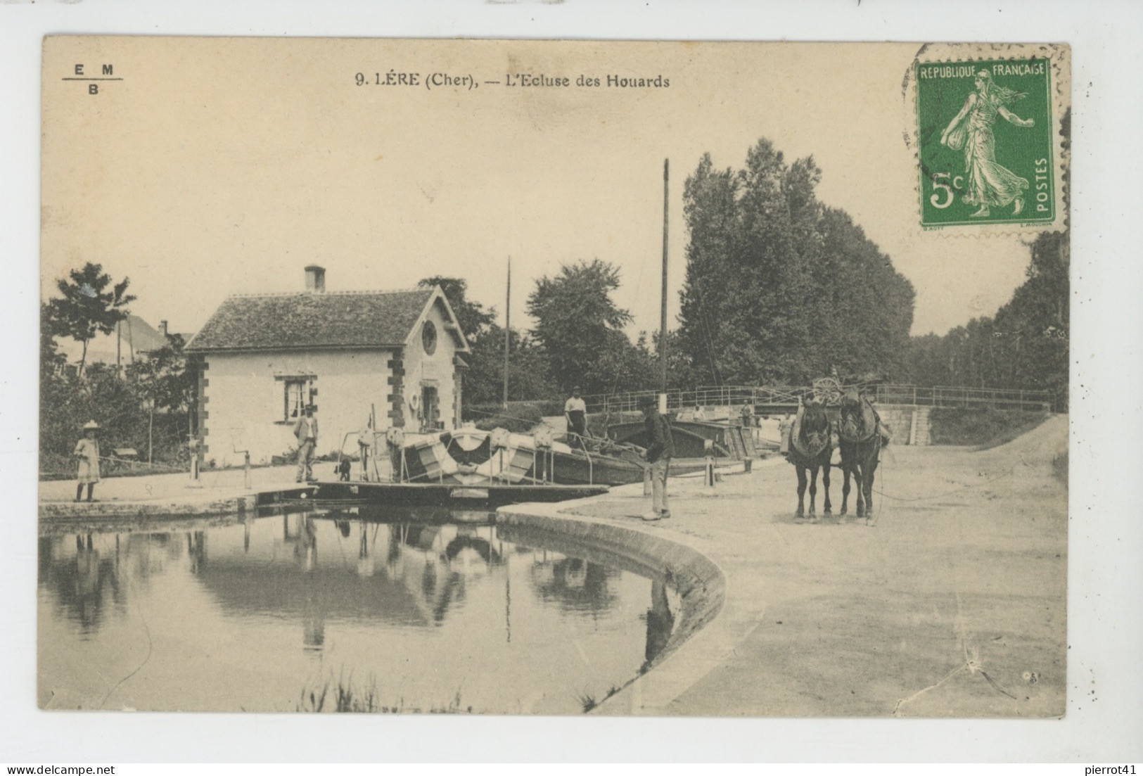 LÉRÉ - L'Ecluse Des Houards (péniche ) - Lere