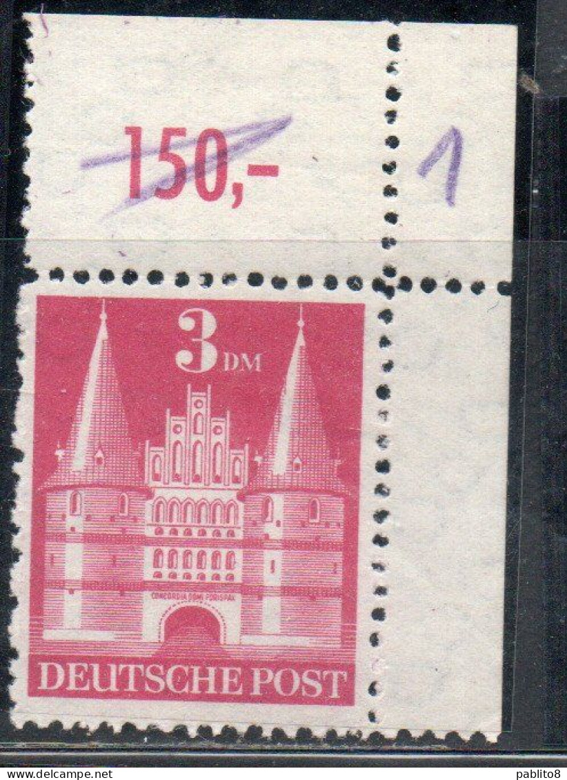 GERMANY GERMANIA 1948 HOISTEN GATE LUBECK 3m MNH - Ungebraucht