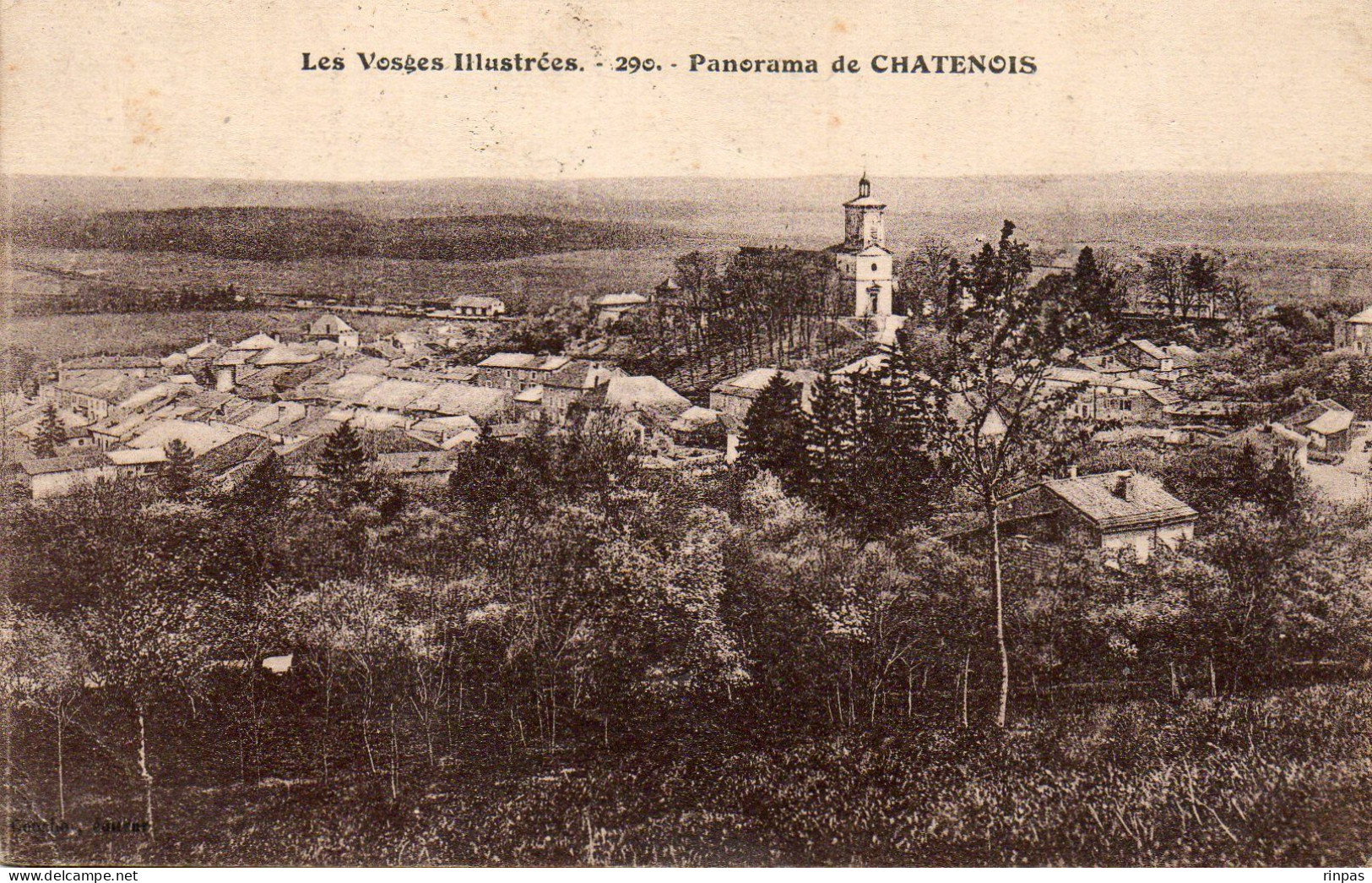 (88) CHATENOIS Panorama N°290   Oblitéré En 1925   ( Vosges) - Chatenois