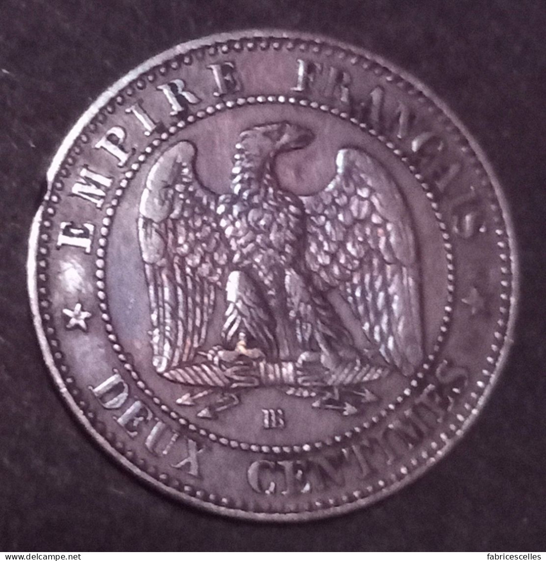 2 Centimes Napoléon III, Tête Nue 1854 BB - 2 Centimes