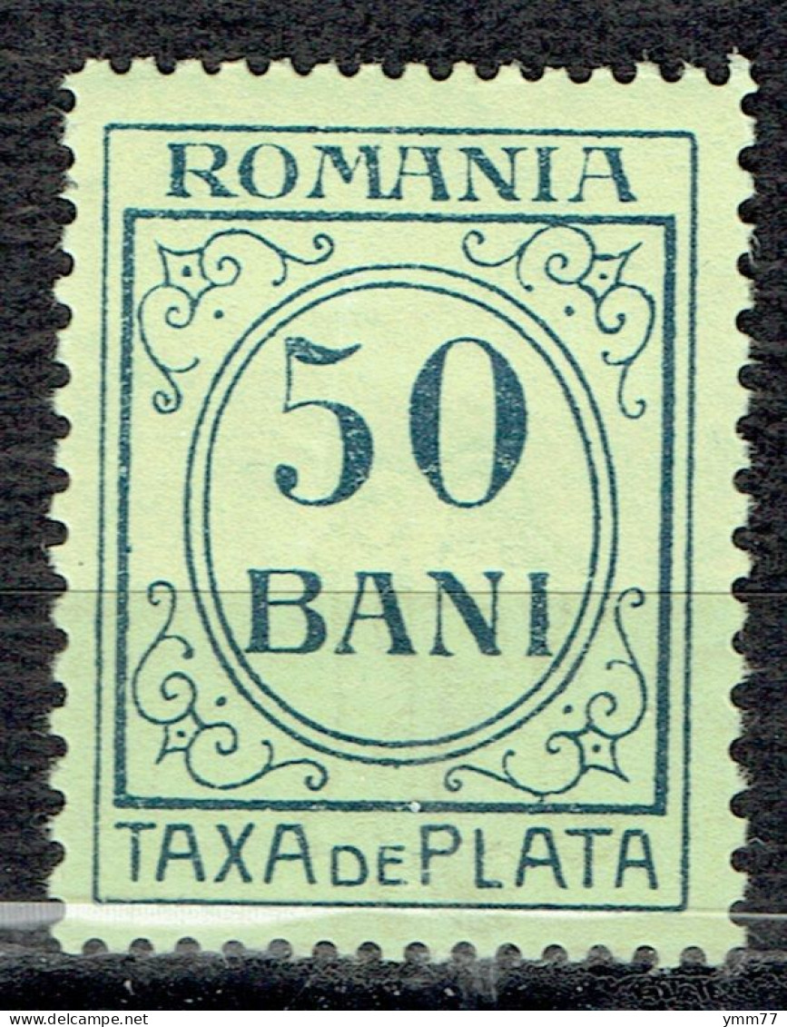 Timbre Taxe 50 Banis - Port Dû (Taxe)