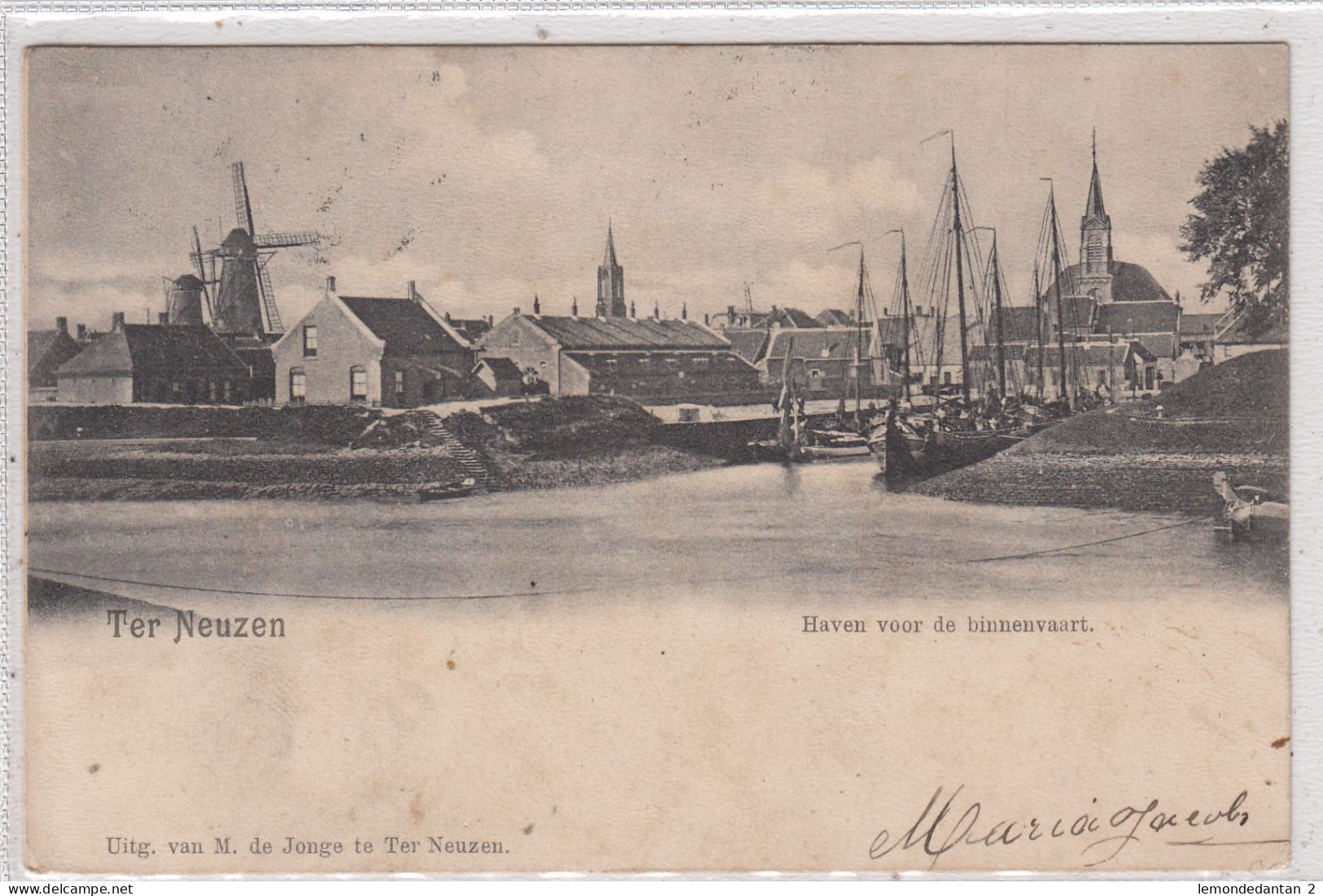 Terneuzen. Haven Voor De Binnenvaart. * - Terneuzen