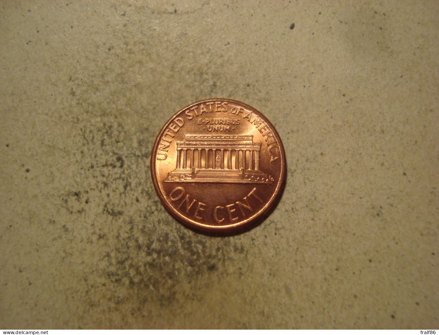 MONNAIE ETATS UNIS 1 CENT 1990 - 1959-…: Lincoln, Memorial Reverse