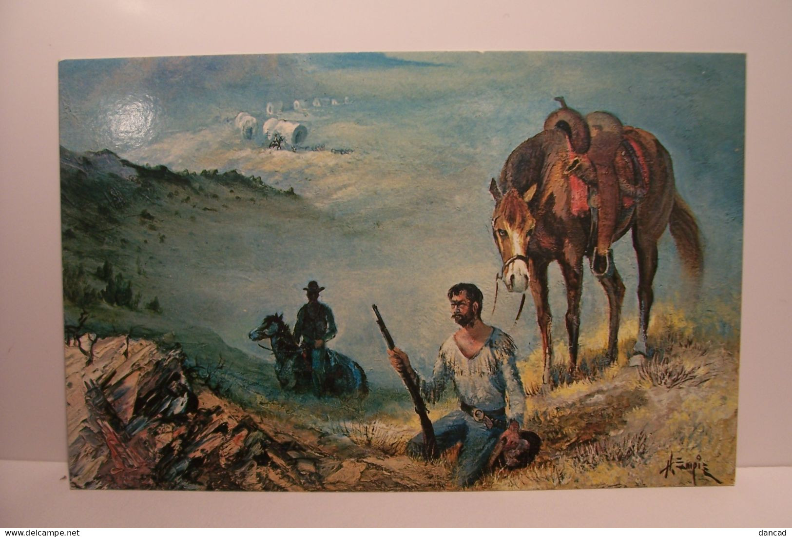 Oil By Hal Empie This Plainting Hangs In The Western - DAKOTA - Altri & Non Classificati