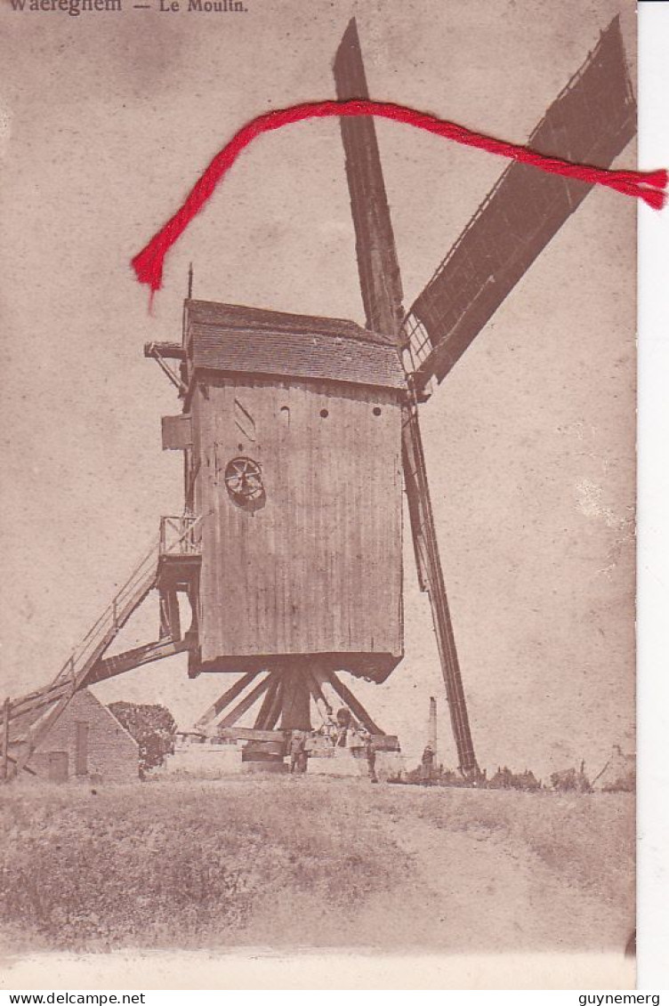 WAREGEM MOLEN Moulin Mill Mühle Vanneste Plaatsmolen Voor 1905 FOTOKAART !!! - Waregem