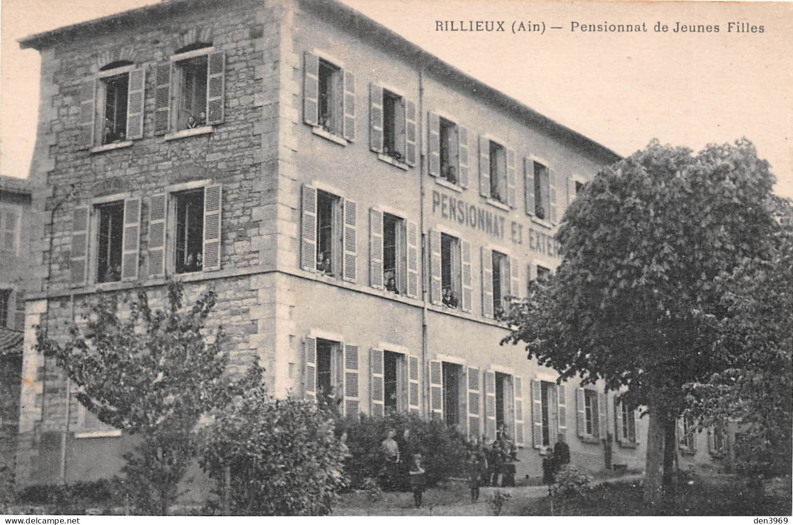 RILLIEUX-la-Pape (Rhône) - Pensionnat De Jeunes Filles - Ecrit 1932 (2 Scans) - Rillieux La Pape