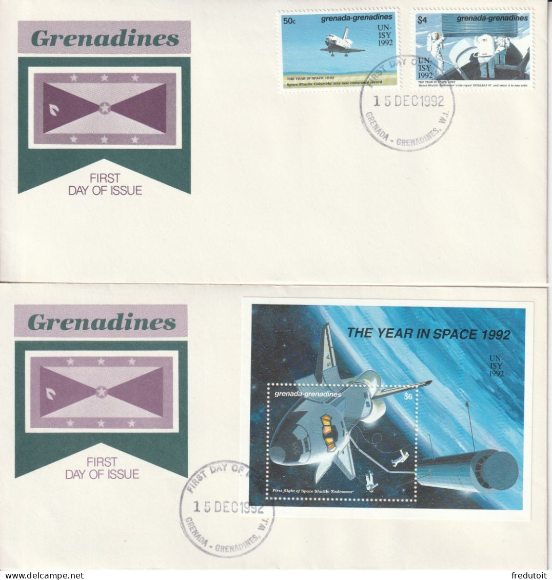 Grenada/Grenadines - FDC - "ISY'92" Année Internationale De L'espace - - Amérique Du Sud