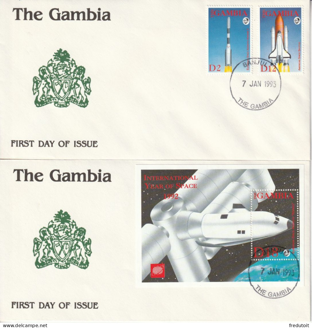 GAMBIE - FDC - "ISY'92" Année Internationale De L'espace - - Africa