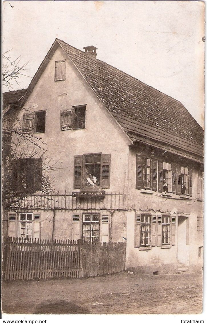 WAIBLINGEN Einfamilienhaus Ehemals Stuttgarter Straße 16 Jetzt Mayener Strasse Lt Notiz Rückseitig 1.4.1910 Gelaufen - Waiblingen