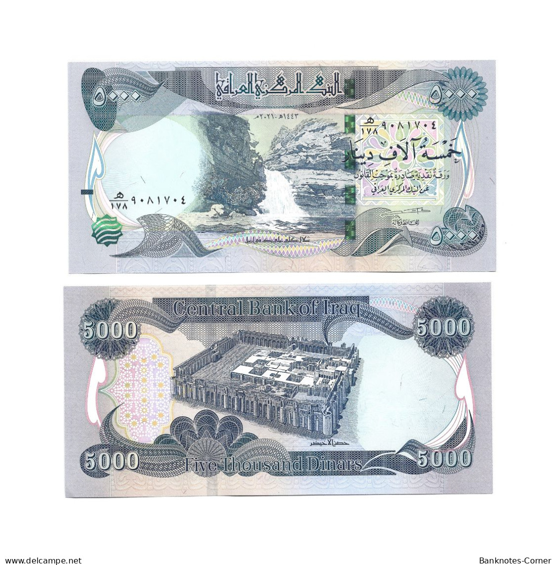Iraq Irak 5000 Dinar X10 UNC Banknotes - Irak